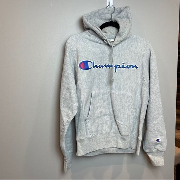 Men’s Champion Reverse Weave Gray Hoodie XS - Picture 1 of 6
